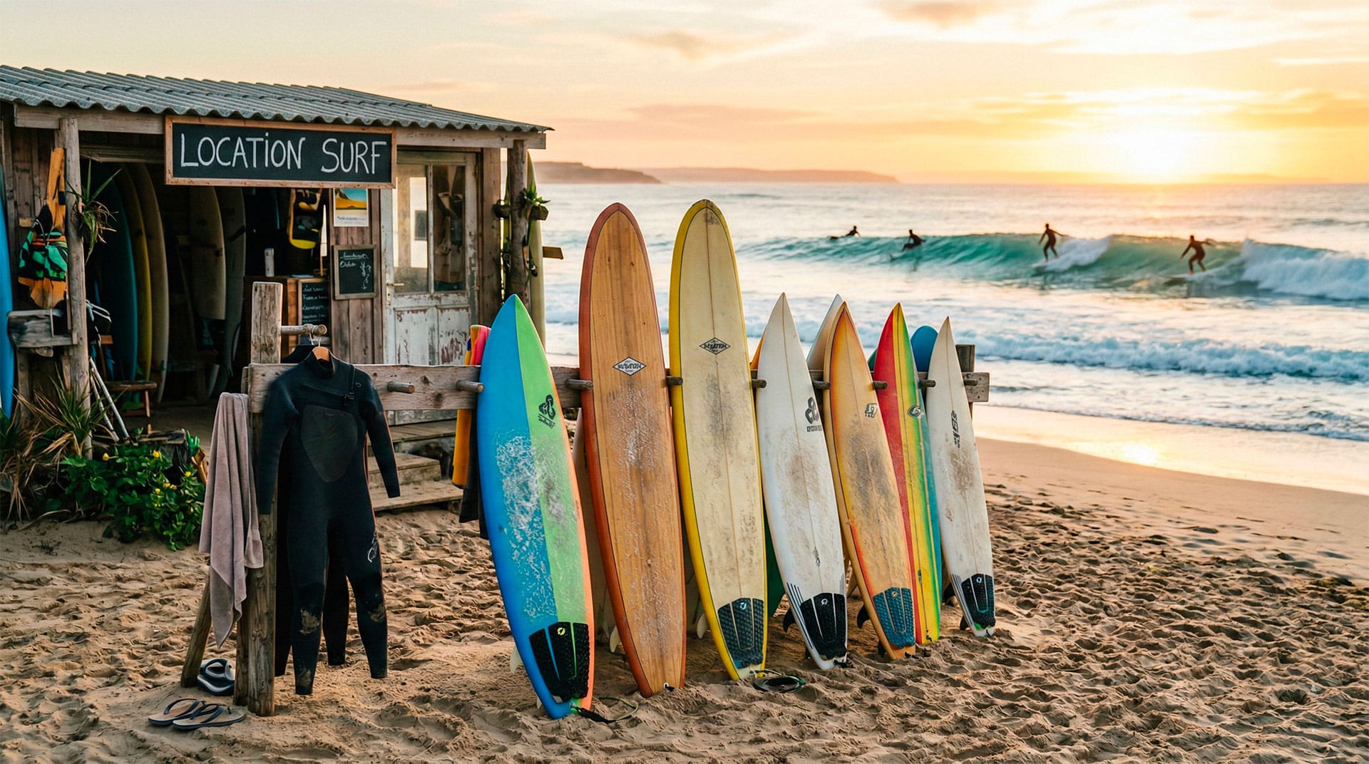 Meilleurs sites de location de planche de surf